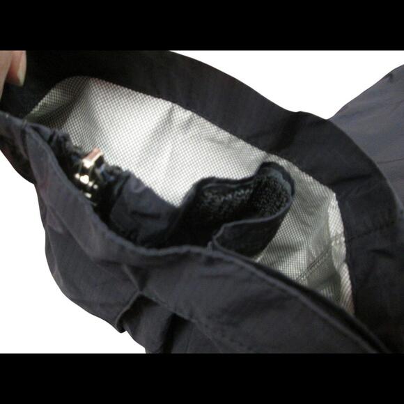 LL Bean Nylon Pants Black Size L Pull On Stretch Outdoor Comfort High Rise - Picture 7 of 14